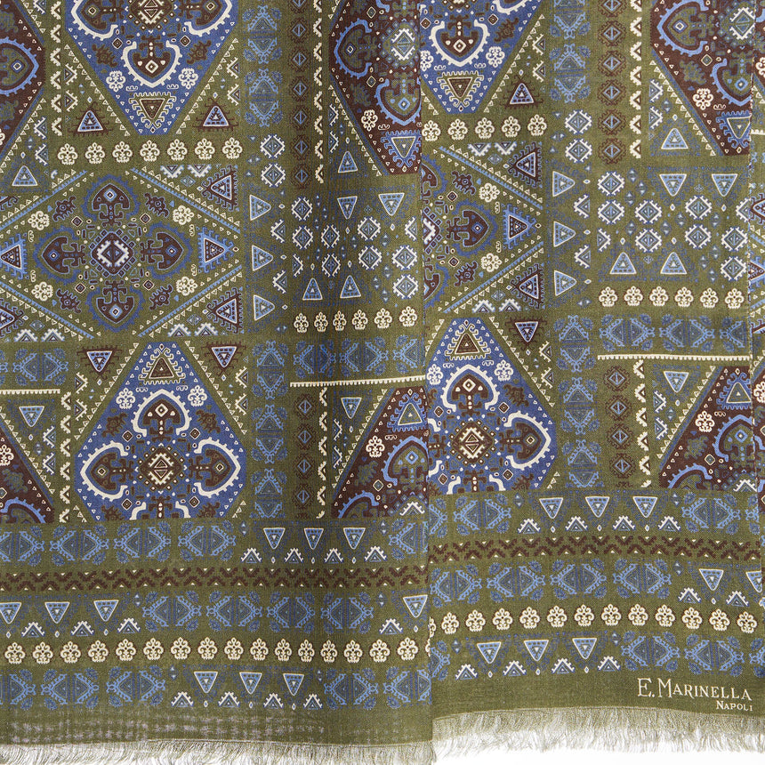 OLIVE GREEN TUBOLAR SCARF