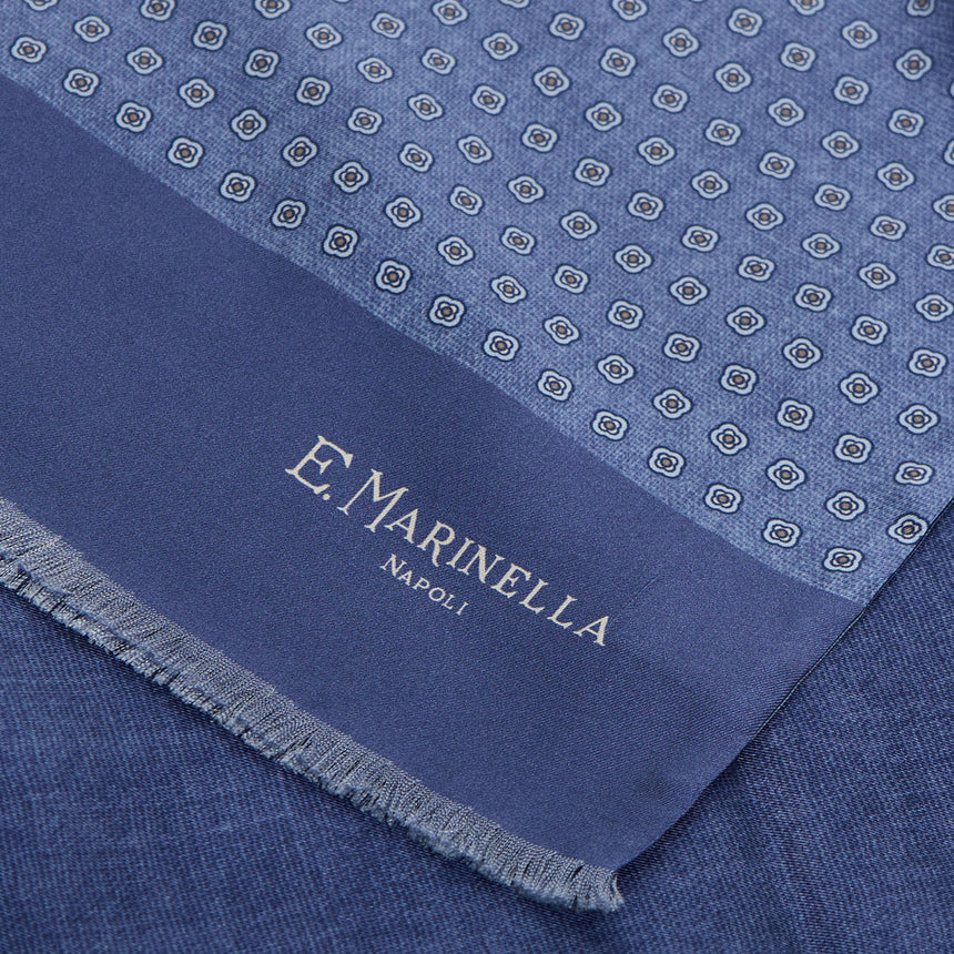 BLUE DOUBLE SILK SCARF