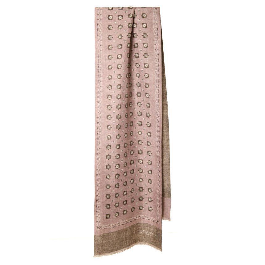 PINK DOUBLE SILK SCARF