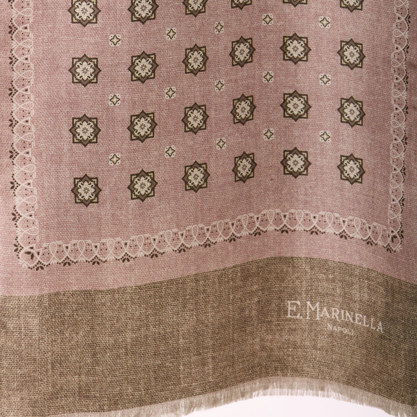 PINK DOUBLE SILK SCARF