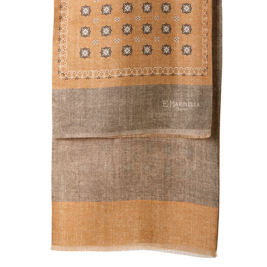 ORANGE DOUBLE SILK SCARF