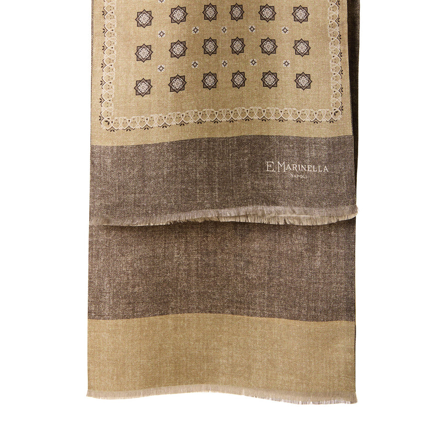 BIEGE DOUBLE SILK SCARF