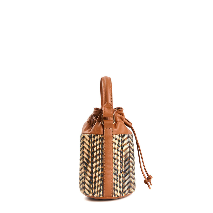 LIGHT BROWN MINI BUCKET