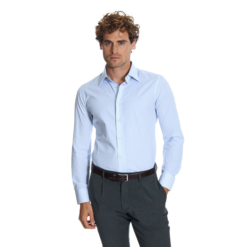 CAMICIA CLASSICA DOPPIA RIGA SLIM