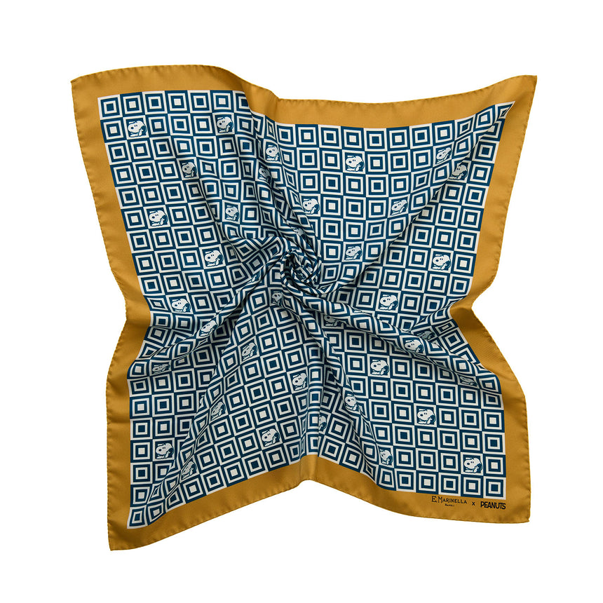 BLUETTE PRINTED SILK SCARF 65