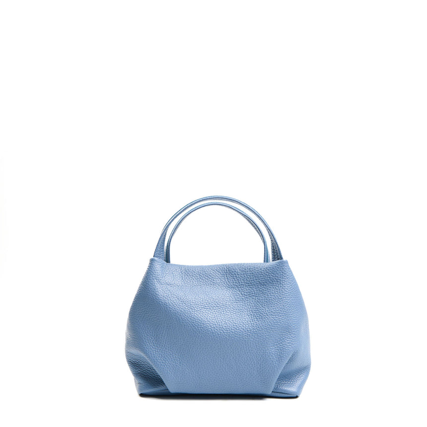 SOFT MINI BAG AZZURRO POLVERE