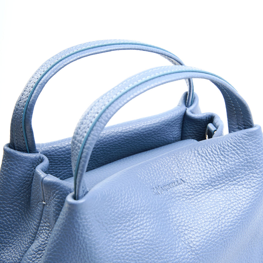 SOFT MINI BAG AZZURRO POLVERE