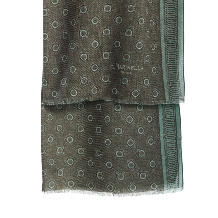 OLIVE GREEN WOOL STOLE