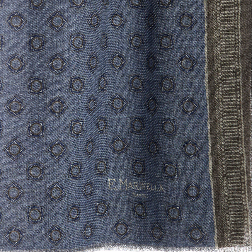 LIGHT BLUE WOOL STOLE