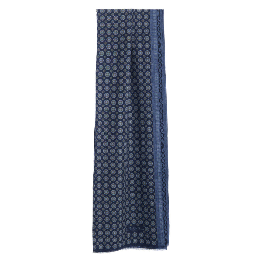 DARK BLUE WOOL STOLE