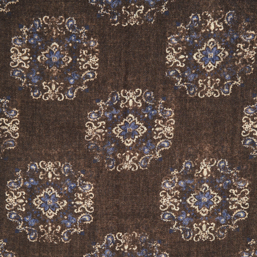 DARK BROWN WOOL STOLE