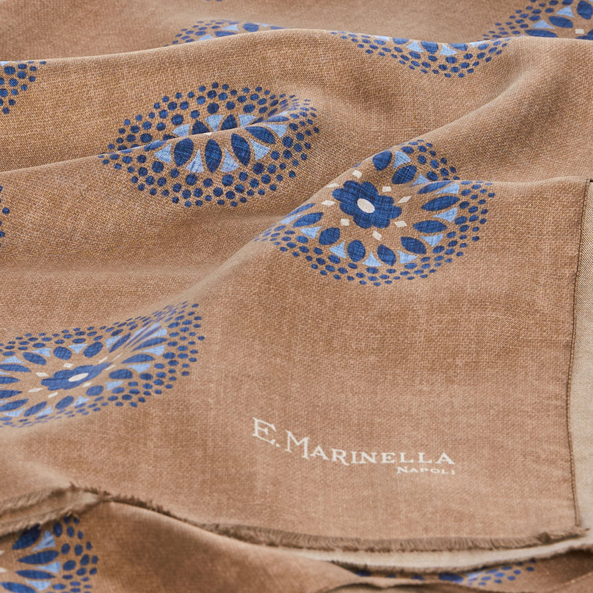 STOLA BEIGE IN SETA MADDER