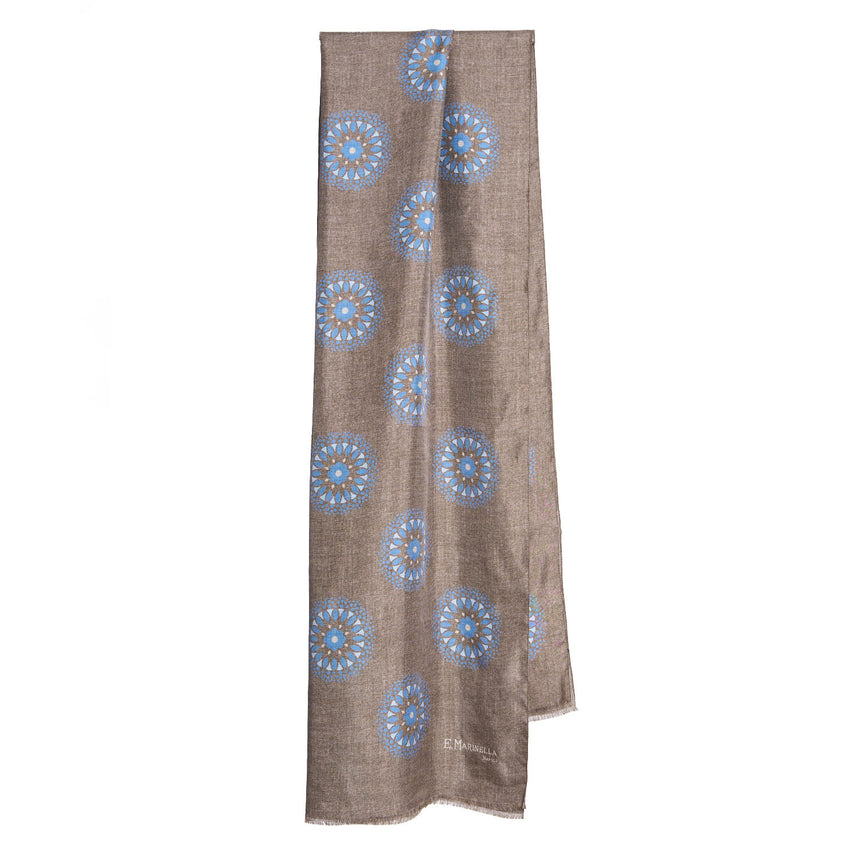 STOLA BEIGE IN SETA MADDER