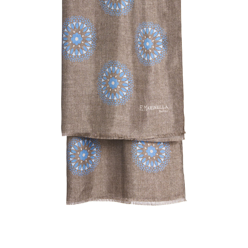 STOLA BEIGE IN SETA MADDER