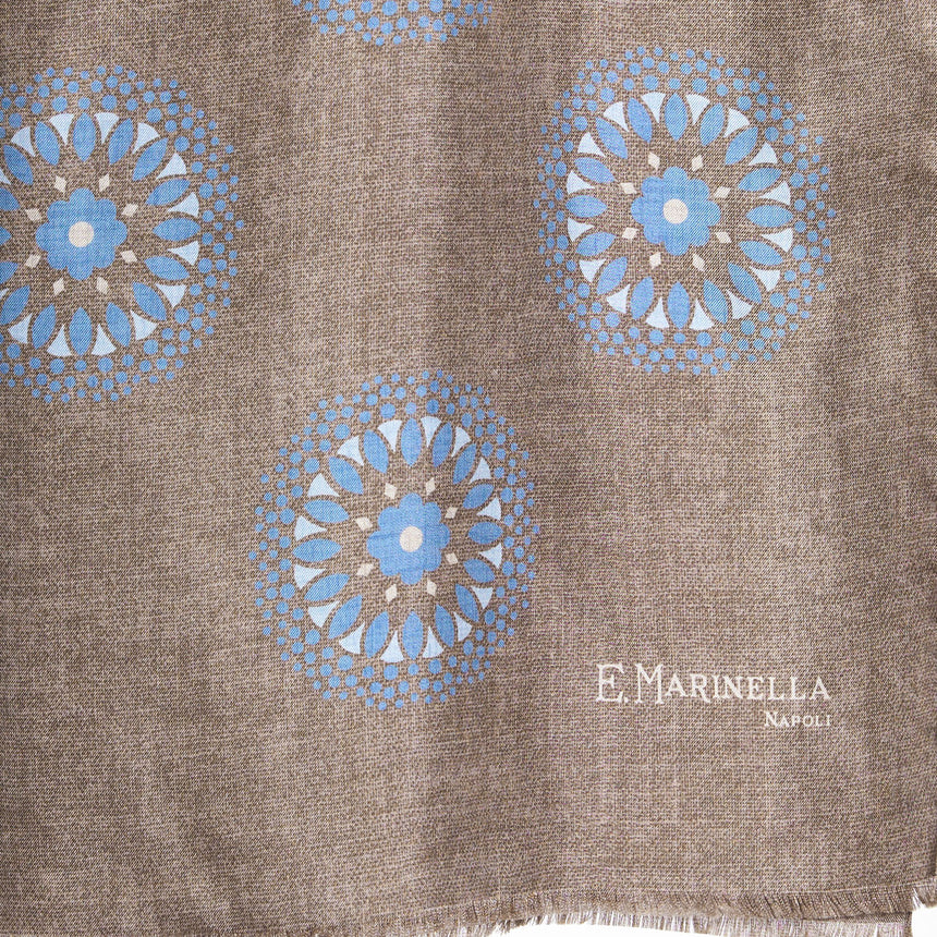 STOLA BEIGE IN SETA MADDER