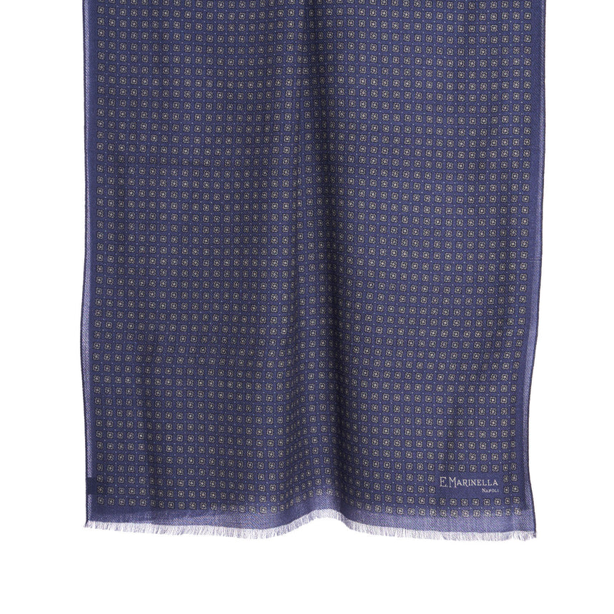 DARK BLUE WOOL STOLE