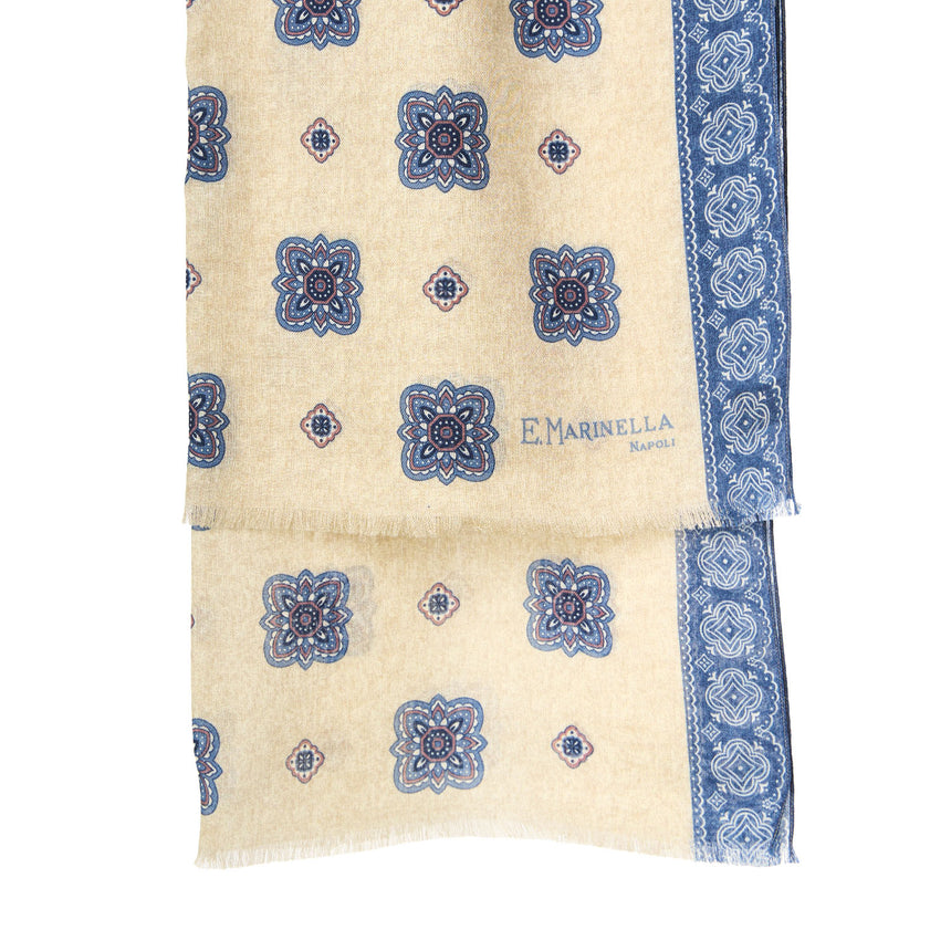 BEIGE WOOL, SILK AND CASHMERE STOLE