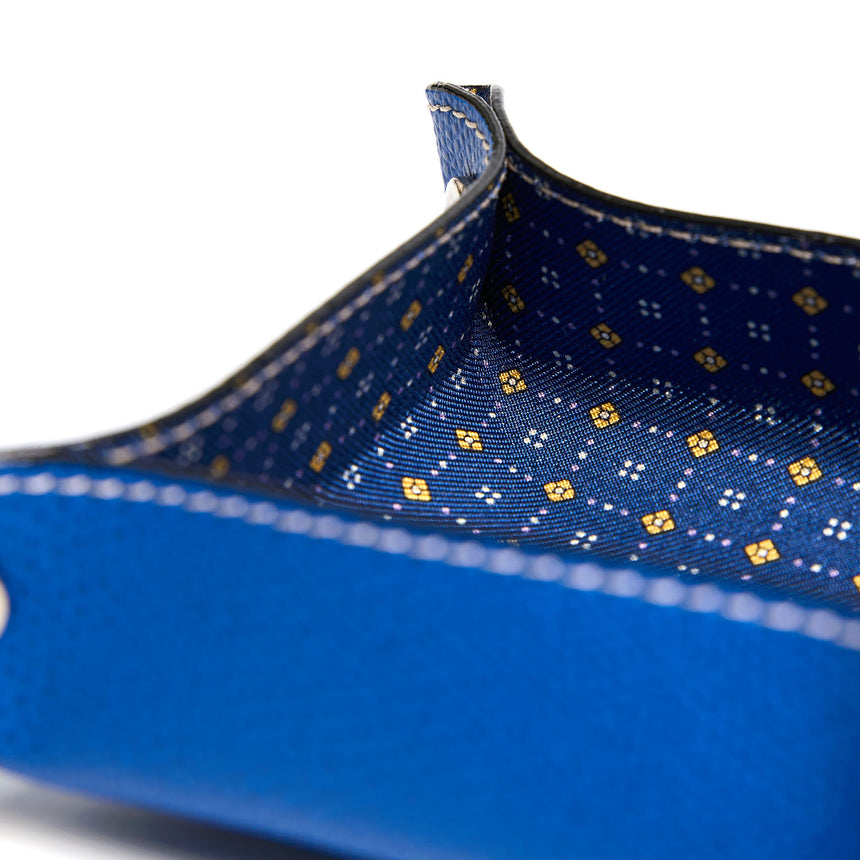 BLUETTE SMALL VIDE POCHE IN SILK AND LEATHER