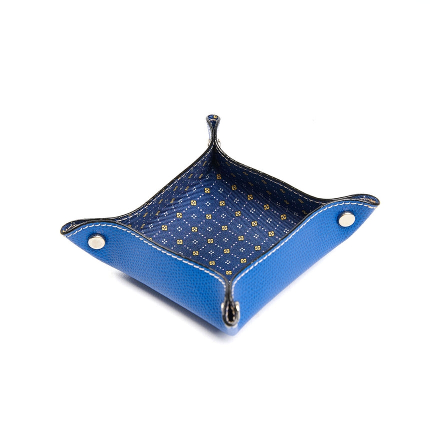 BLUETTE SMALL VIDE POCHE IN SILK AND LEATHER