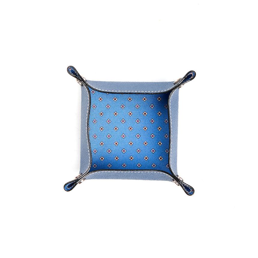 SVUOTATASCHE PICCOLO BLUETTE IN SETA E PELLE