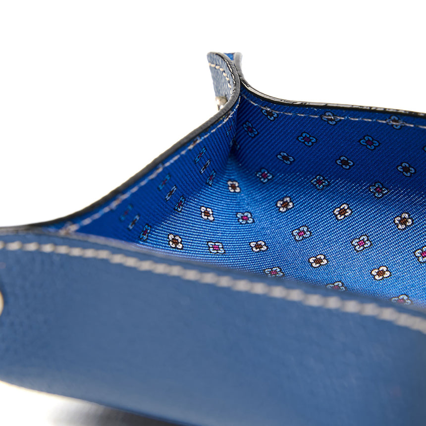 SVUOTATASCHE PICCOLO BLUETTE IN SETA E PELLE