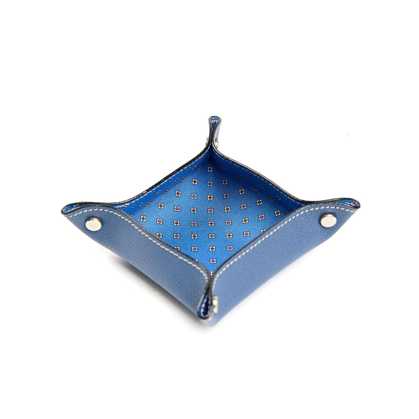 SVUOTATASCHE PICCOLO BLUETTE IN SETA E PELLE