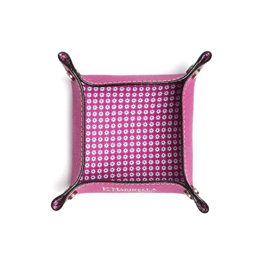 FUCHSIA SMALL LEATHER VIDE POCHE