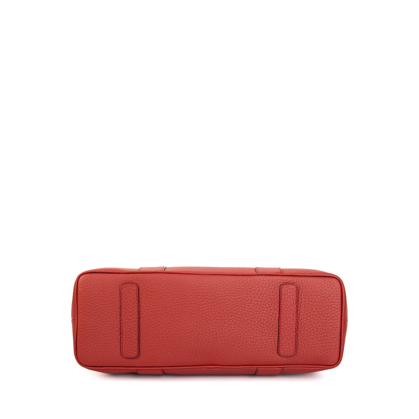 TOTE BAG SIDE BUCKLES ROSSA
