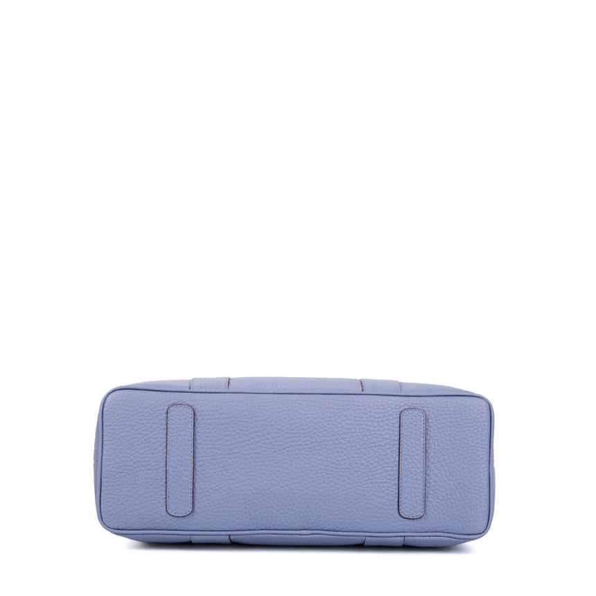 TOTE BAG SIDE BUCKLES AZZURRO POLVERE