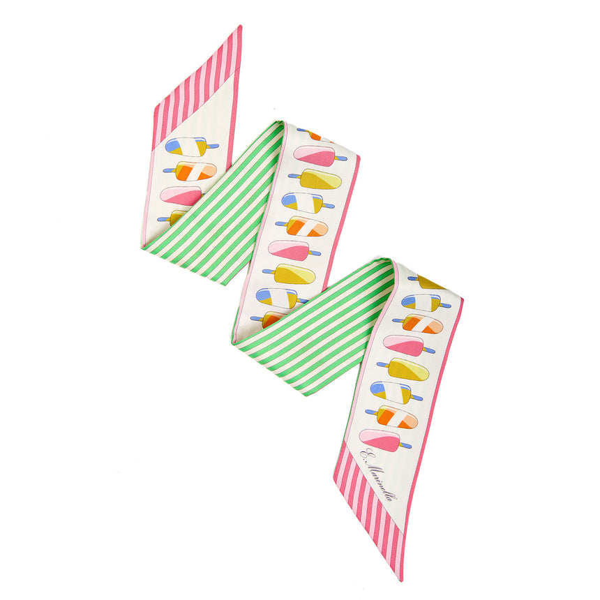 LIGHT GREEN SILK TWILLY