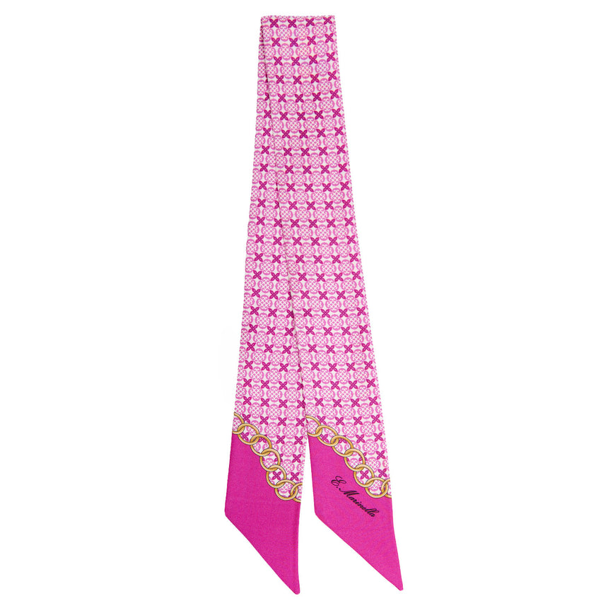 FUCHSIA SILK MINI BANDEAU