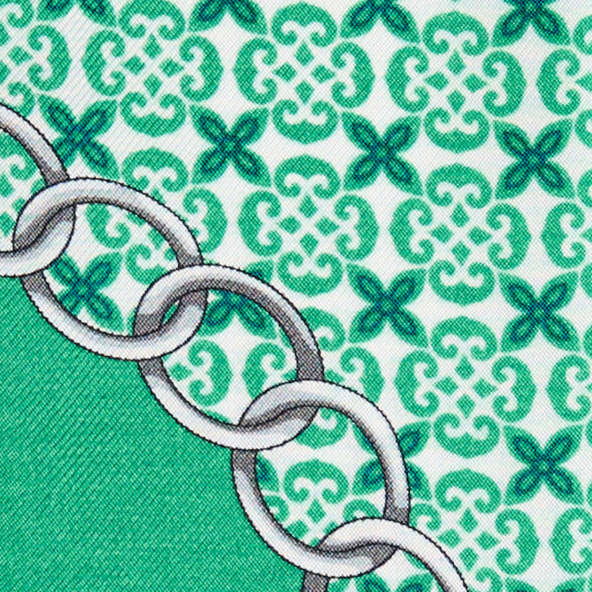 GREEN SILK MINI BANDEAU