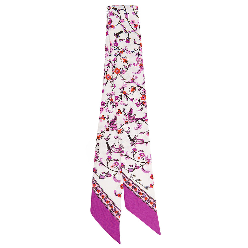 FUCHSIA SILK MINI BANDEAU