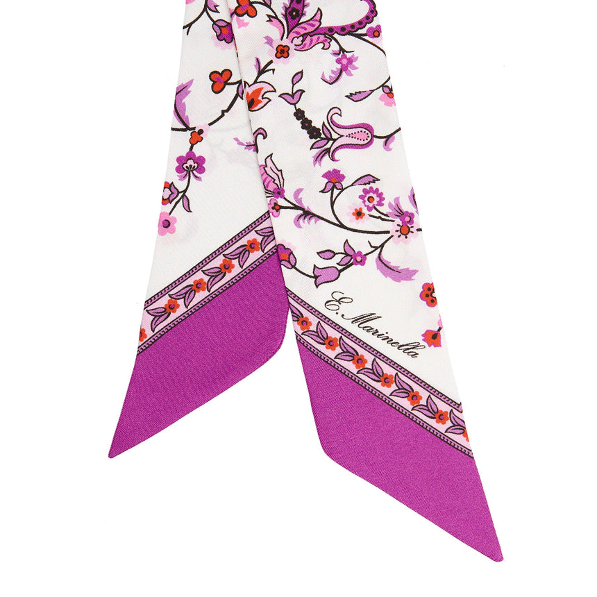 FUCHSIA SILK MINI BANDEAU