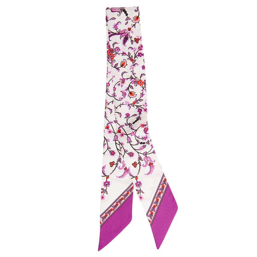 FUCHSIA SILK MINI BANDEAU