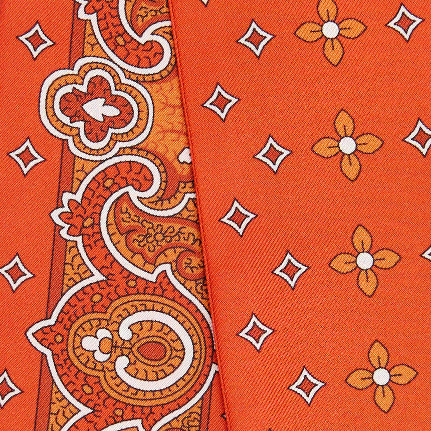 ORANGE SILK MINI BANDEAU