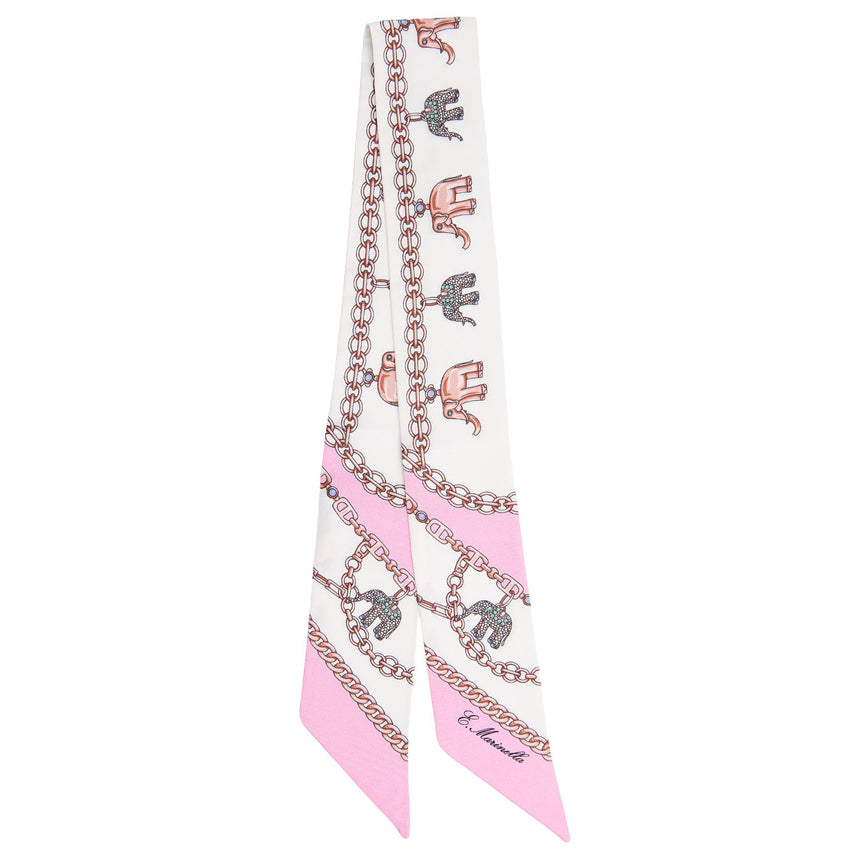 MINI BANDEAU IN SETA ROSA