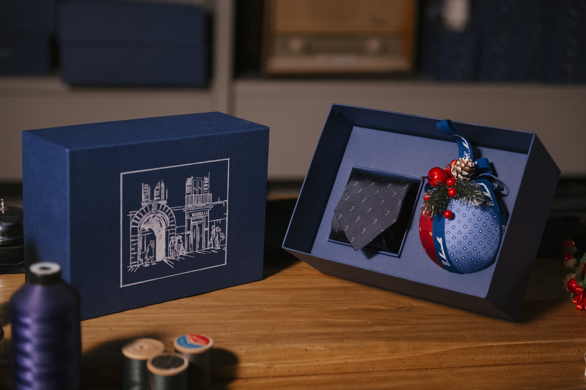 Box di Natale per lui preparate nel laboratorio di Napoli