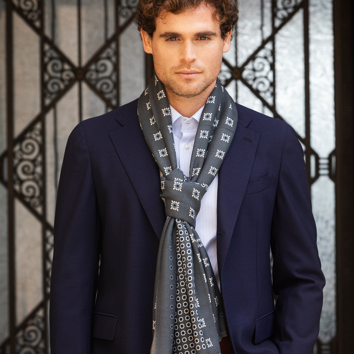 Men's Wool and Cashmere Scarves E. Marinella: Elegance and Comfort – E ...