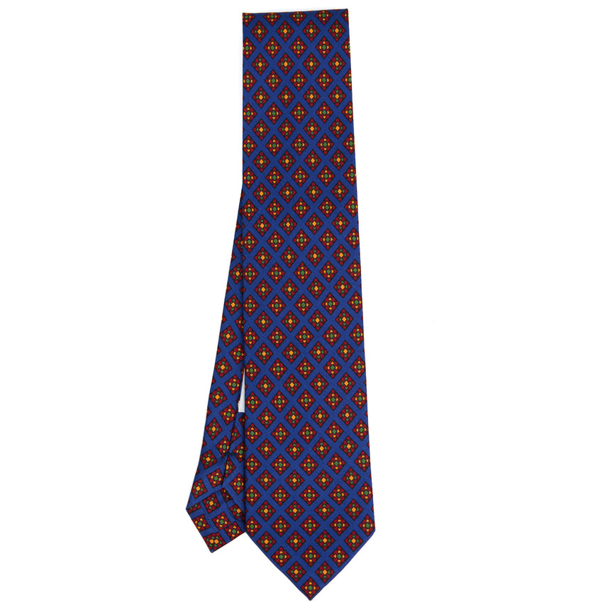 BLUETTE SARTORIAL PRINTED SILK TIE
