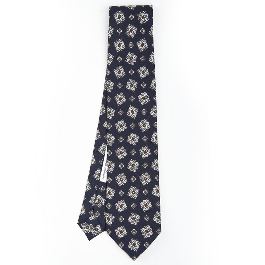 dark_blue_silk_tie_archivio_collection_1984_01_full_front_view