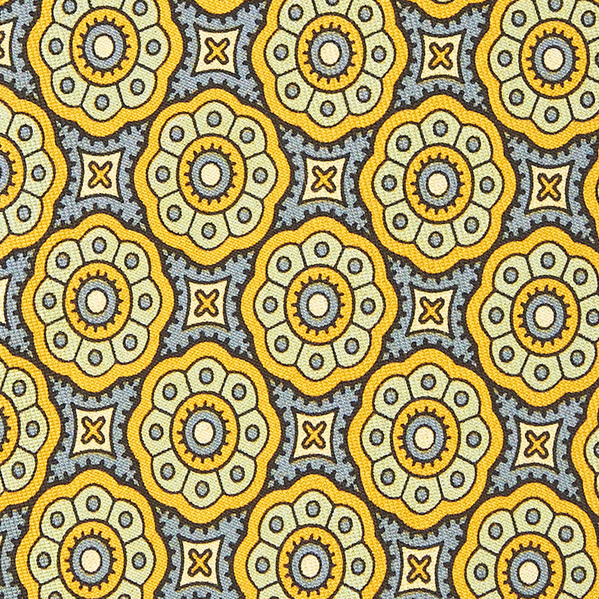 ochre_yellow_silk_tie_archivio_collection_1985_05_fabric_pattern_detail