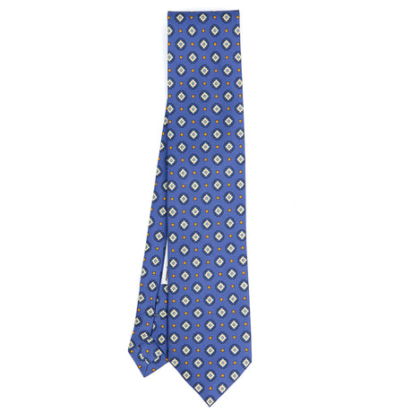 POWDER BLUE SARTORIAL PRINTED SILK TIE