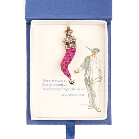 CORNETTO IN SETA FUCSIA