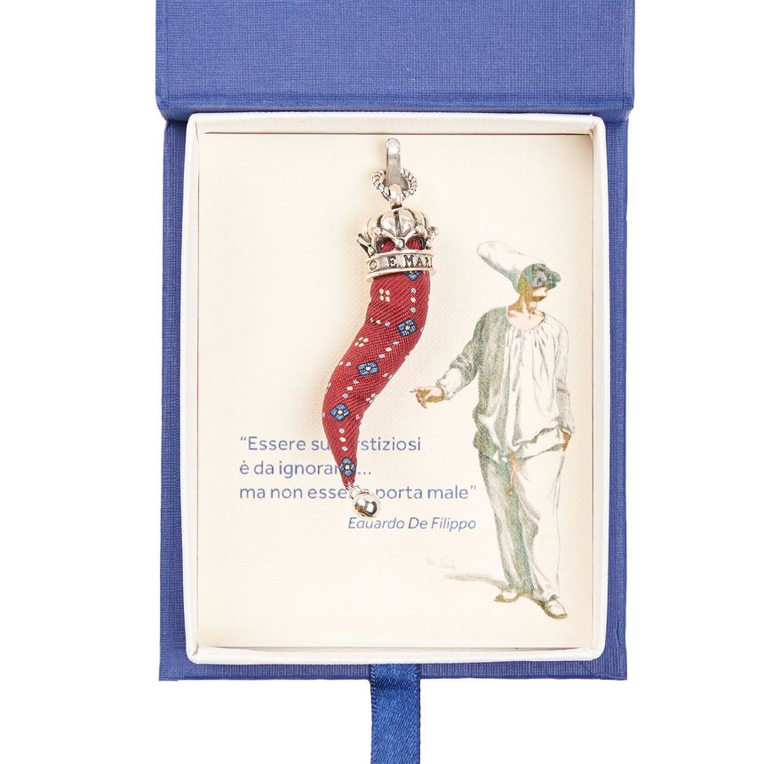 BURGUNDY GOOD-LUCK CHARM