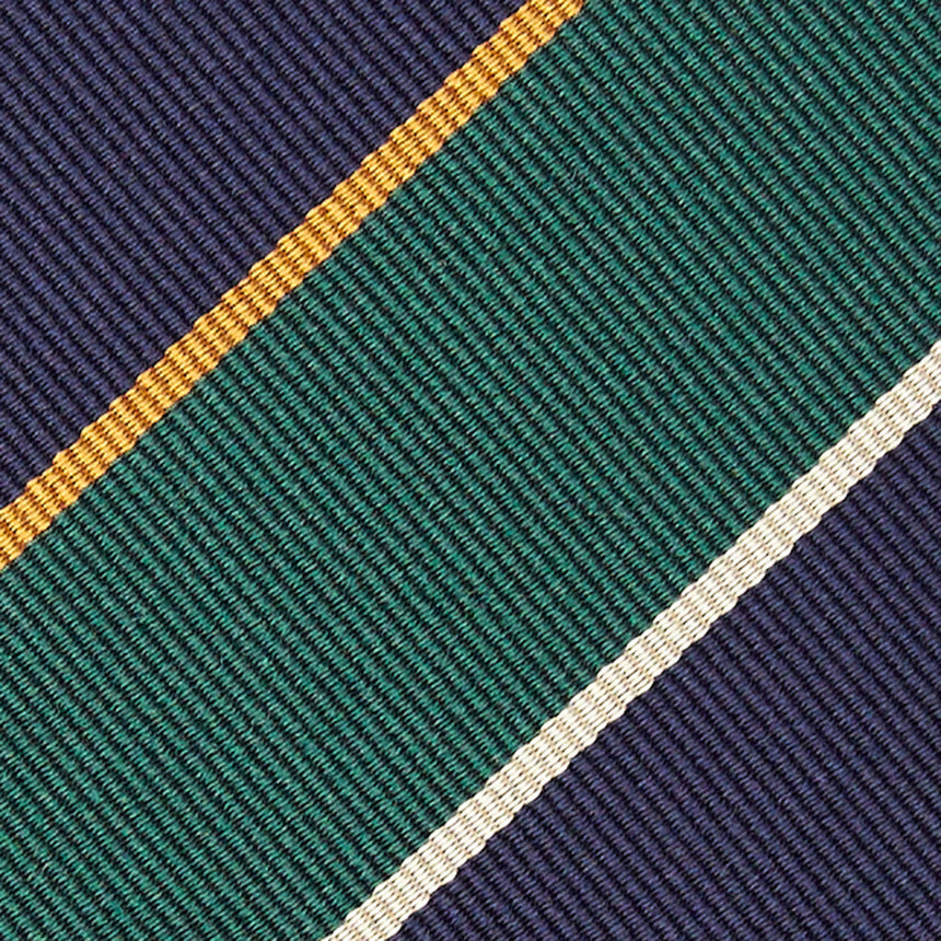 DARK BLUE REGIMENTAL SILK TIE