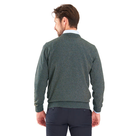 DARK GREEN CREWNECK SWEATER