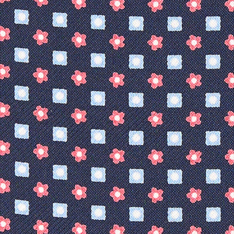 CRAVATTA ASCOT IN SETA BLU SCURO