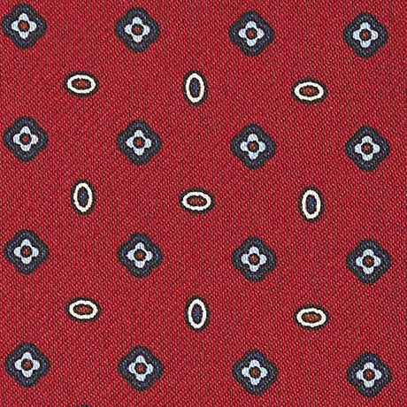 CRAVATTA ASCOT IN SETA BORDEAUX