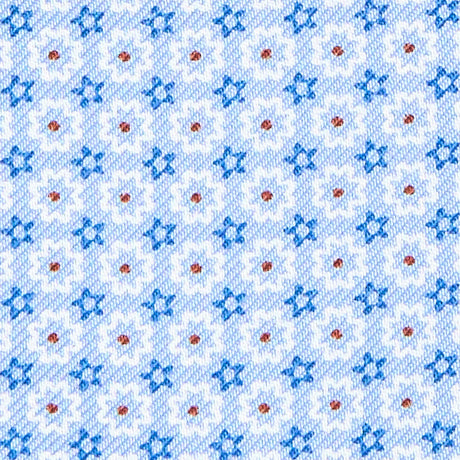 LIGHT BLUE SILK ASCOT TIE